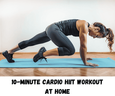 10-minute cardio HIIT workout at home