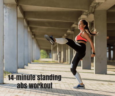 14-minute standing abs workout