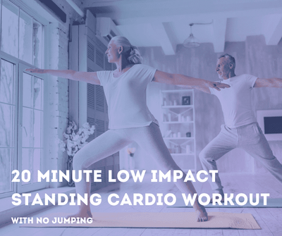 20 Minute Low Impact Standing Cardio Workout with No Jumping