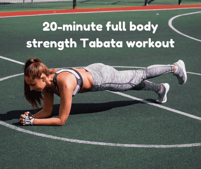 20-minute full body strength Tabata workout