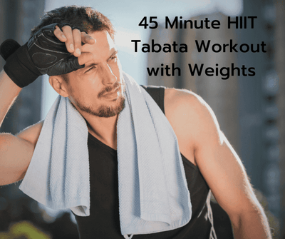 45-minute HIIT Tabata Workout with Weights