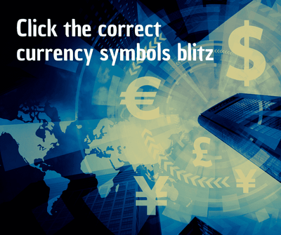 Click the correct currency symbols blitz