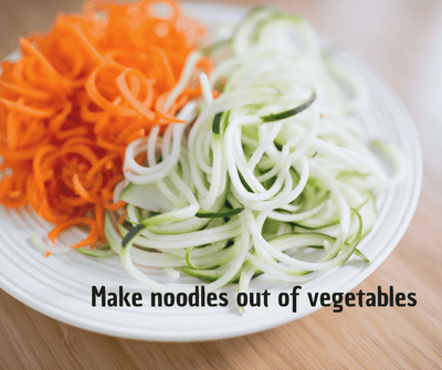 Make noodles out of vegetables