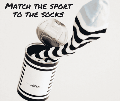 Match the sport to the socks