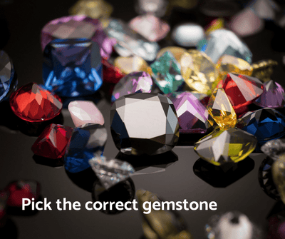 Pick the correct gemstone