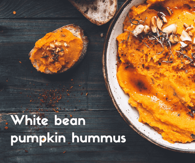 White bean pumpkin hummus