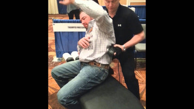 Demonstration of the Thumper VMTX at ProSport Chiropractic Conference in Las Vegas 2013!