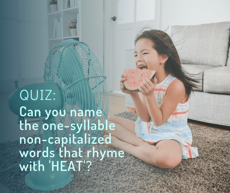 Quiz Can You Name The One Syllable Non Capitalized Words That